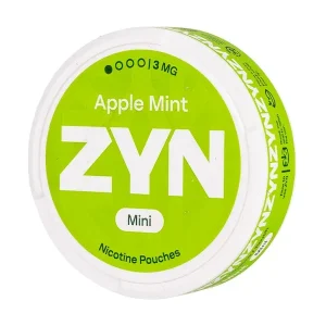 Apple Mint Mini 3mg Nicotine Pouches by Zyn
