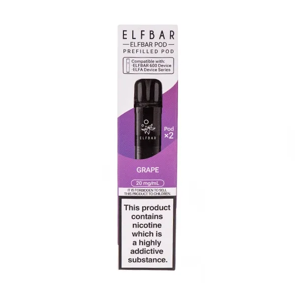 Grape Elf Bar 600 Prefilled Pods