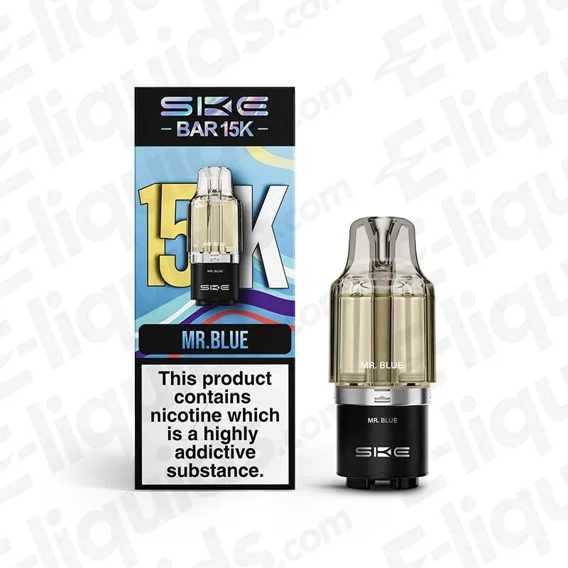 SKE Bar 15K Mr. Blue Prefilled Pods