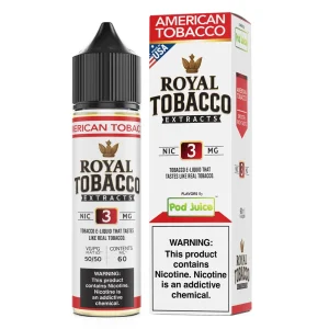 American Tobacco Pod Juice x Royal Tobacco Extracts 60mL