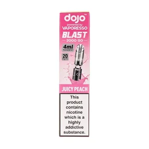 Juicy Peach Dojo Blast 2000 Go Prefilled Pod + Refill by Vaporesso
