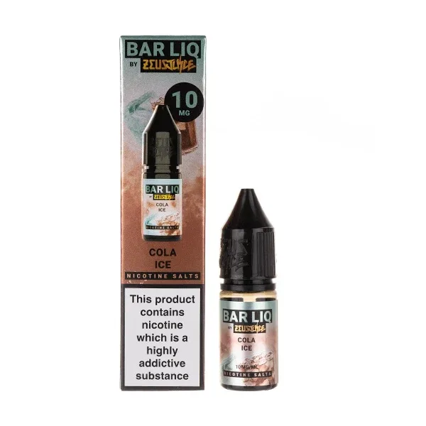 Cola Ice Nic Salt E-Liquid by Zeus Juice Bar Liq