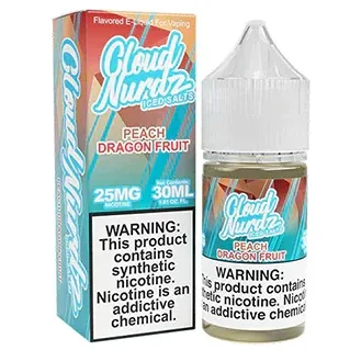 Cloud Nurdz Salts Peach Dragon Fruit ICED