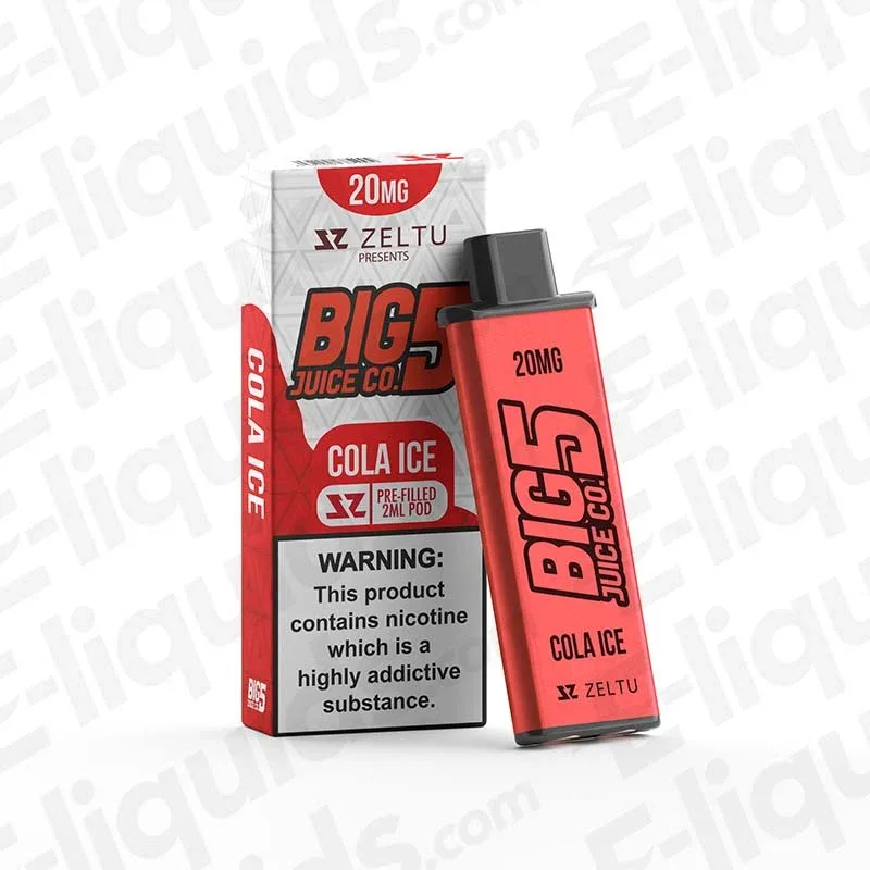 Zeltu X3 BIG 5 Cola Ice Prefilled Pod - Image 2