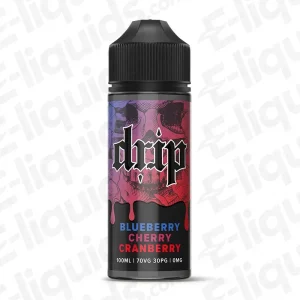 Drip Blueberry Cherry Cranberry 100ml Shortfill Vape Juice