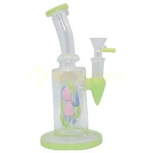 8.5" Leaf Glass Water Pipe