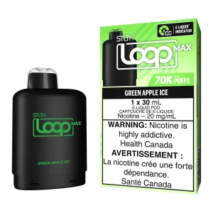 STLTH Loop Max E-Liquid Pod Pack - Green Apple Ice 30ml