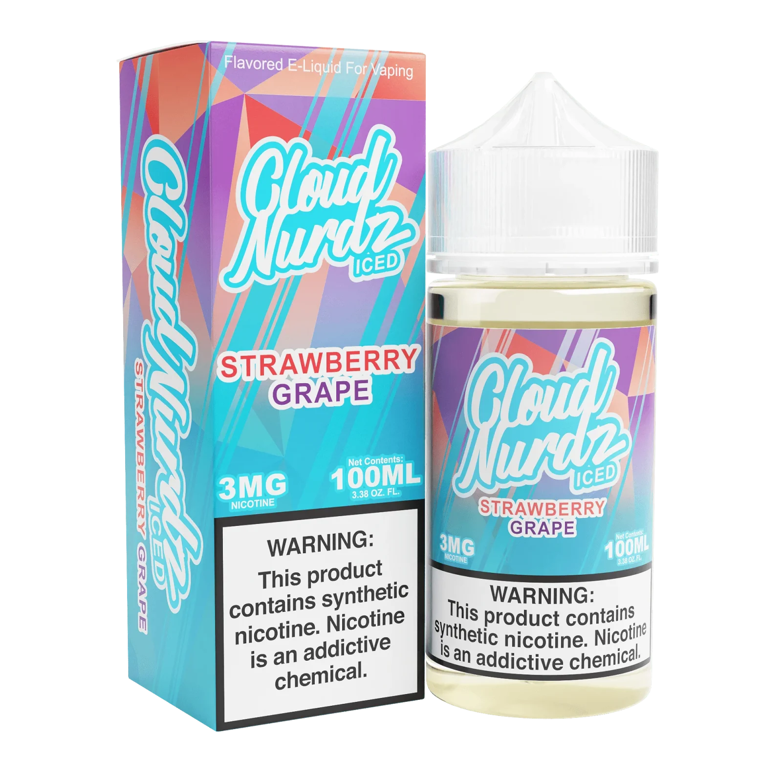 ICED Strawberry Grape - Cloud Nurdz - 100mL