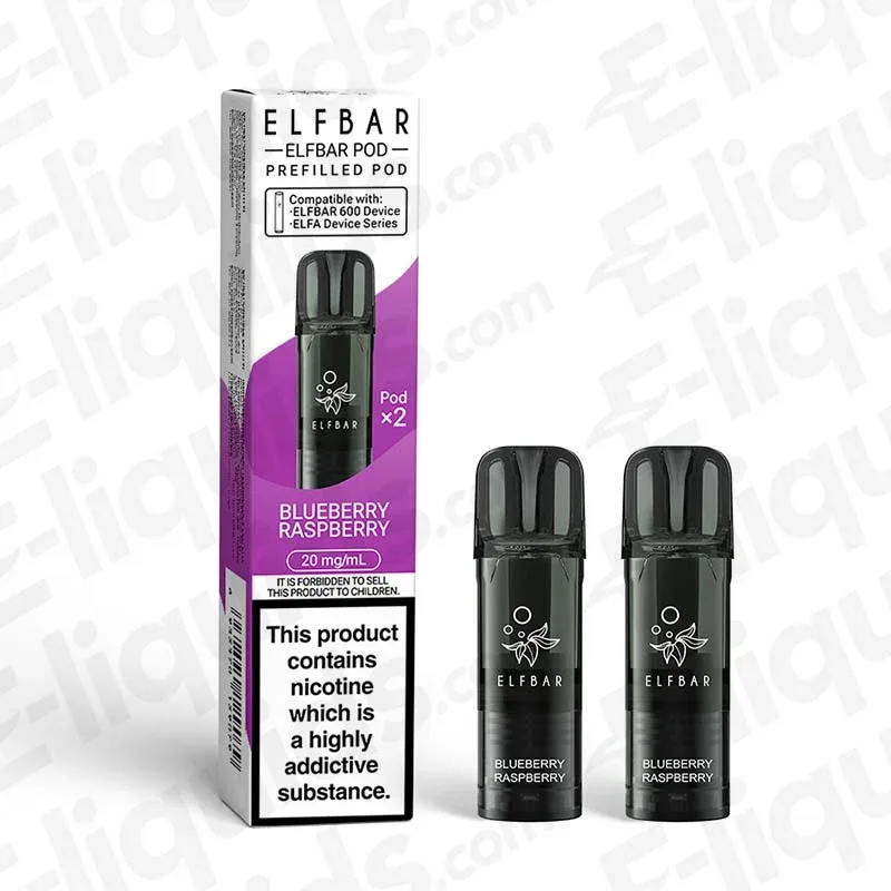 ELF BAR 600 Blueberry Raspberry Prefilled Pod