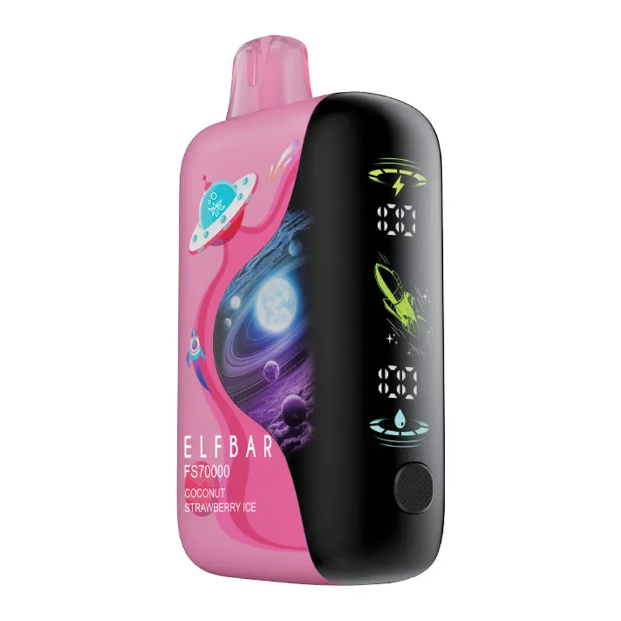 Elf Bar FS70K Disposable Vape Device - Coconut Strawberry Ice 20ml