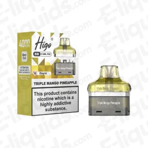 Higo BB 4000 Triple Mango Pineapple Prefilled Pod