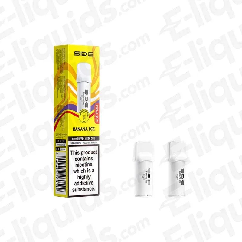 SKE 600 Pro Banana Ice Prefilled Pod (Pack of 2)
