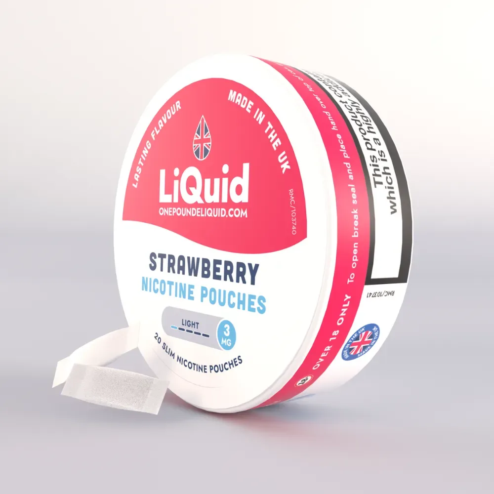 Strawberry Nicotine Pouches by LiQuid - Image 2