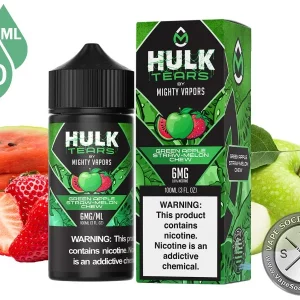HULK TEARS Green Apple Straw-Melon Chew 100ml