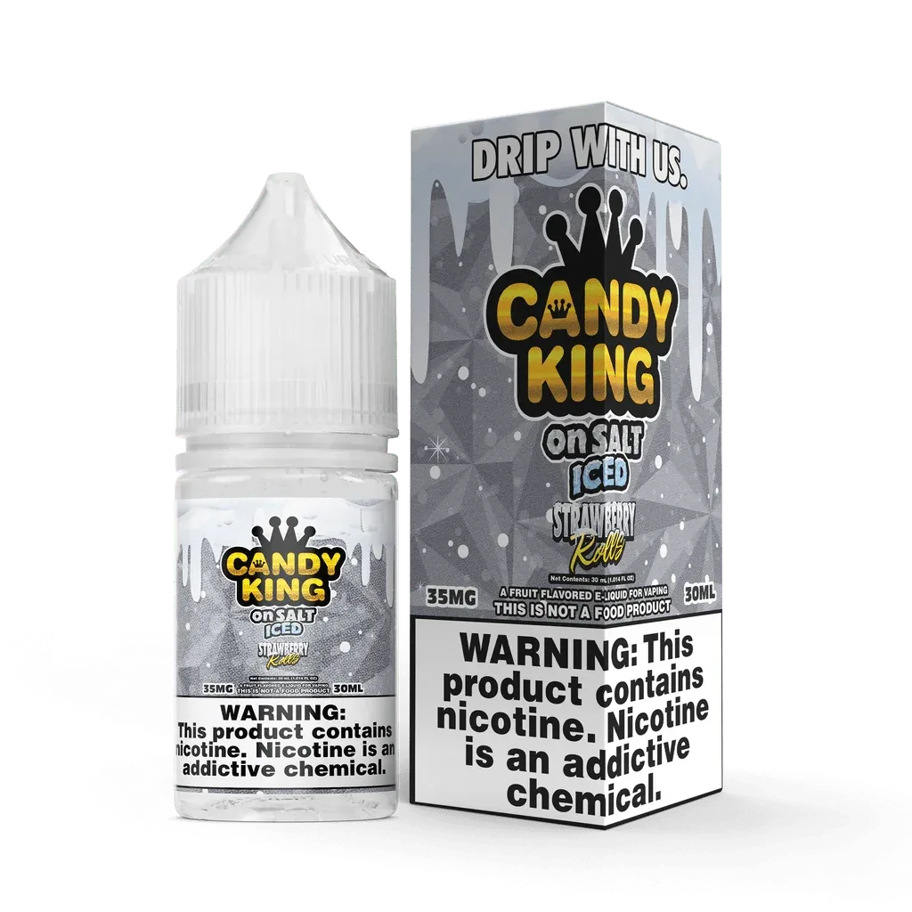 Strawberry Rolls SALT on ICE - Candy King On SALT - 30mL