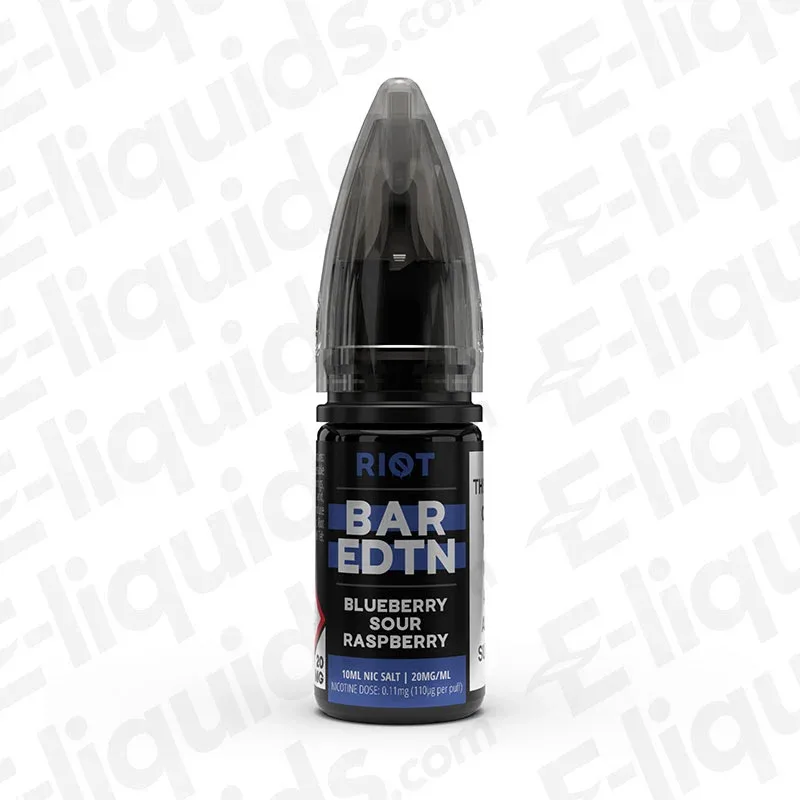Riot Squad Bar Edition Blueberry Sour Raspberry Nic Salt