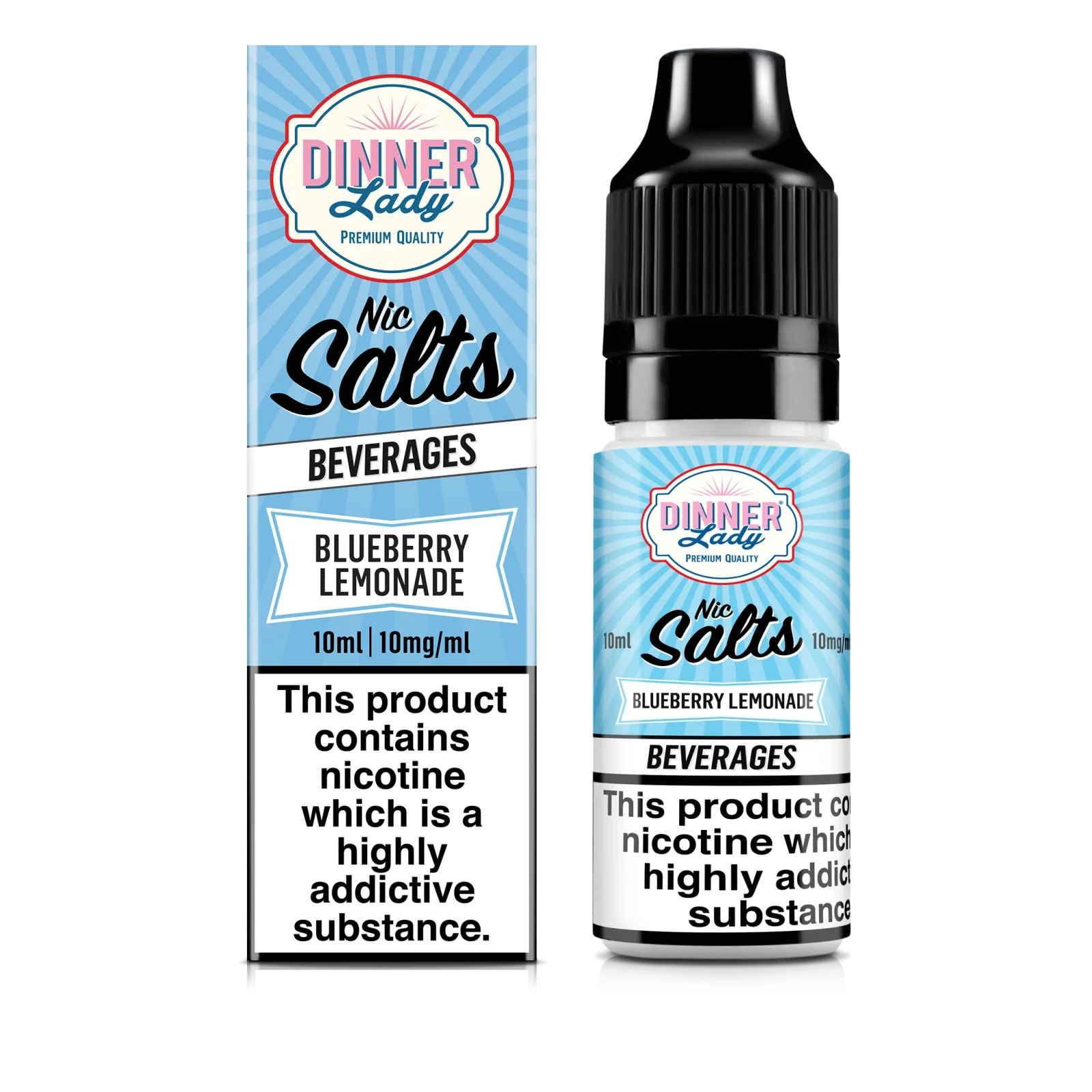 Dinner Lady - Blueberry Lemonade Nic Salt E-Liquid - Image 2