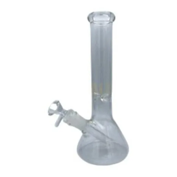 12" Heavy Duty Clear Glass Beaker Water Pipe with Ice Catcher