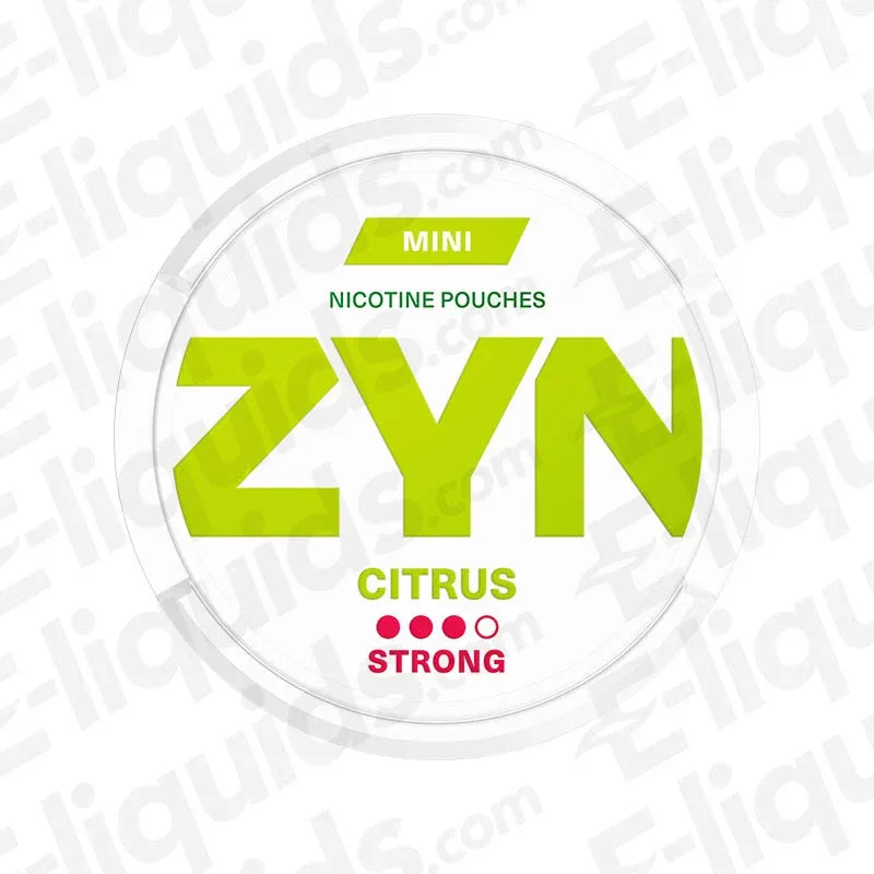 ZYN Citrus Mini Strong Nicotine Pouches
