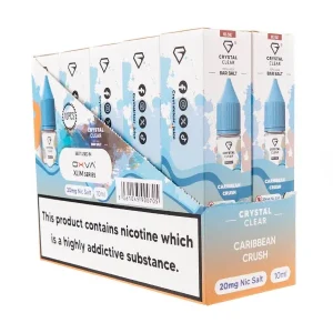 Crystal Clear Nic Salt E-Liquids - Pack of 10