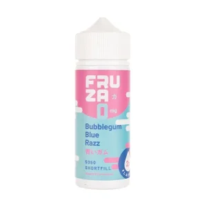Bubblegum Blue Razz 100ml Shortfill E-Liquid by Fruza