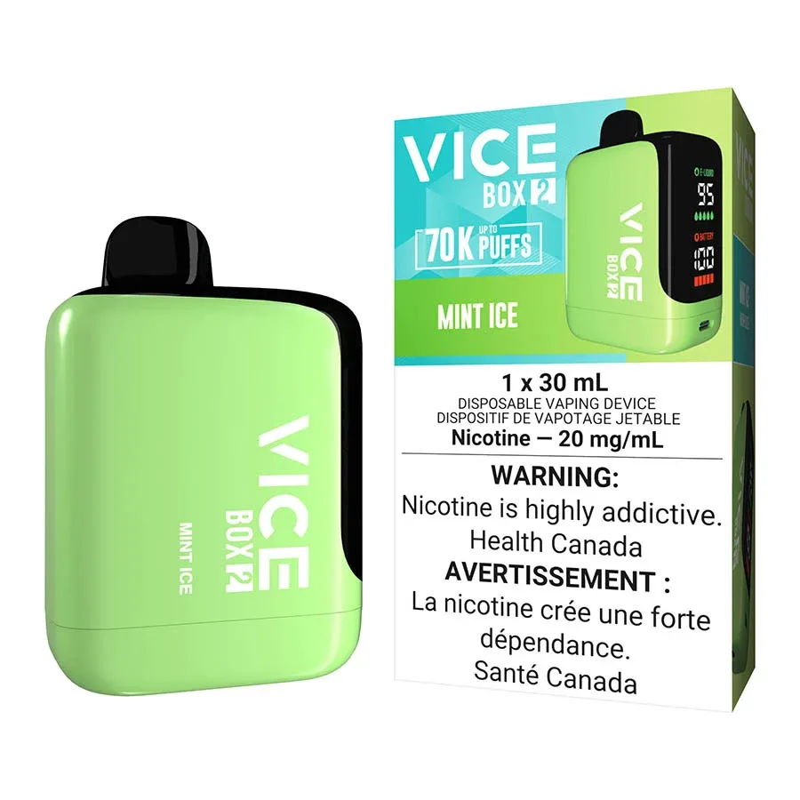 Vice Box 2 Disposable Vape Device - Mint Ice
