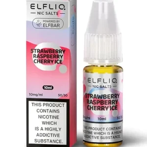 Strawberry Raspberry Cherry Ice Nic Salt E-Liquid - ElfLiq