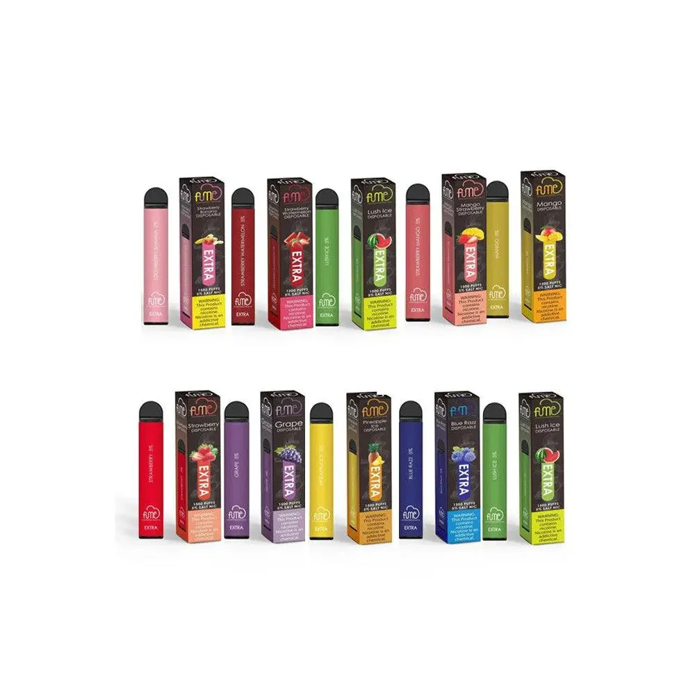 Fume Extra Disposable Vape Pen - Starting at $4.95 - 1500 Puffs - 2% & 5% Nicotine