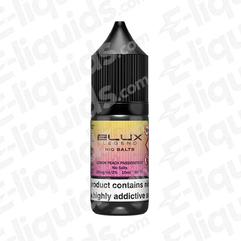 Elux Legend Lemon Peach Passion Nic Salt