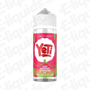 YeTi Summit Series Sour Raspberry Watermelon Ice 100ml Shortfill Vape Juice