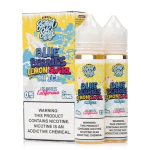Blue Berries Lemon Swirl On Ice by Finest Sweet & Sour 120ML