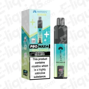 Hayati Pro Max+ 6K Blue Razz Fruit Twist Prefilled Pod Kit