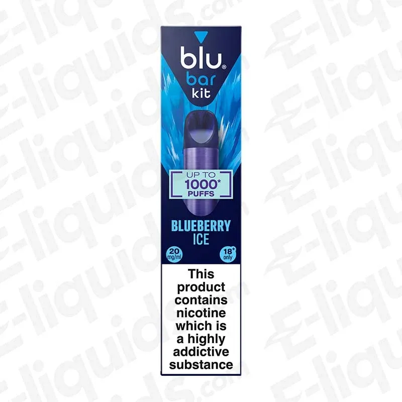 Blu Bar Blu Box Blueberry Ice Prefilled Pod