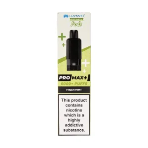 Fresh Mint Pro Max Plus Prefilled Pod + Refill by Hayati