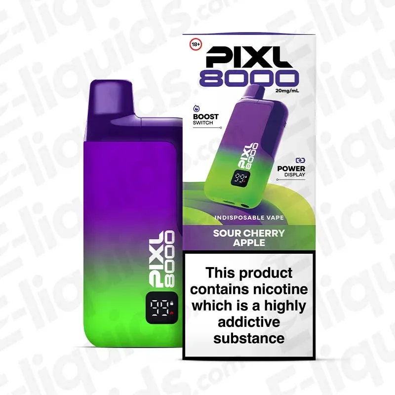 PIXL 8000 Sour Cherry Apple Prefilled Pod Kit