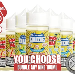 Pancake Man French Dude Bundle 9x100ml (900ml)