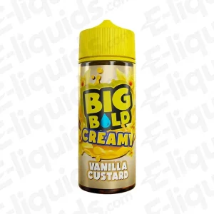 Big Bold Creamy Vanilla Custard Shortfill Vape Juice