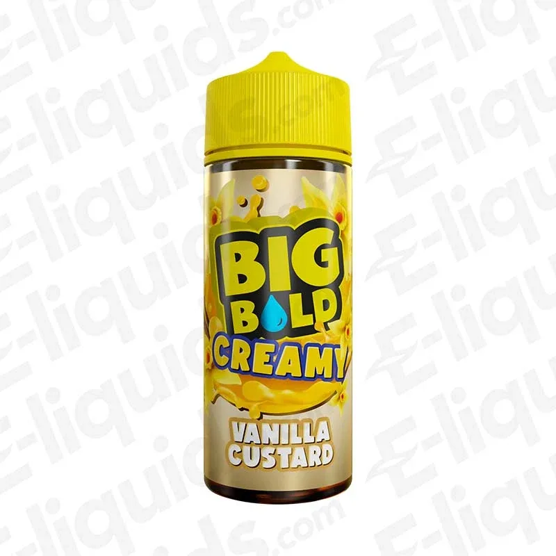Big Bold Creamy Vanilla Custard Shortfill Vape Juice
