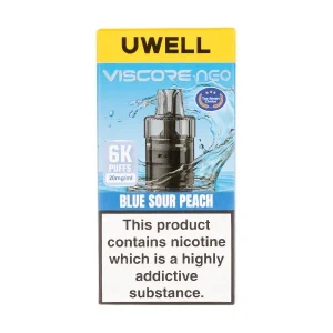 Blue Sour Peach Viscore Neo 6K Prefilled Pod + Refill by Uwell