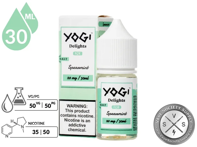 Spearmint Delights YOGI SALTS 30ml - Image 2