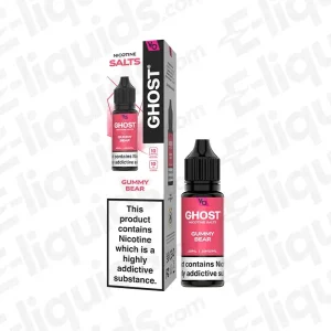 Vapes Bars Ghost Gummy Bear Nic Salt