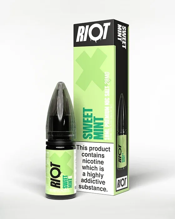 Sweet Mint Nic Salt E-Liquid - Riot X