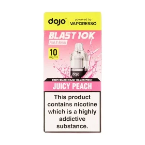 Juicy Peach Dojo Blast 10K Prefilled Pod + Refill by Vaporesso