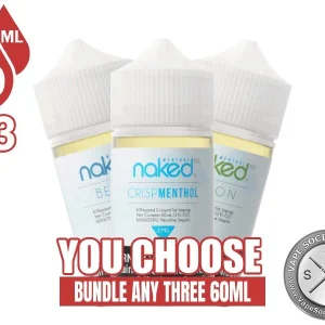 Naked 100 Menthol E-Juice Bundle 3x60ml (180ml)