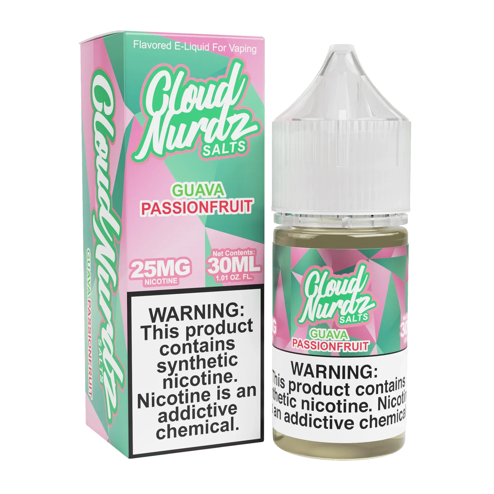 Guava Passionfruit/Pink Guava Passion SALT - Cloud Nurdz - 30mL