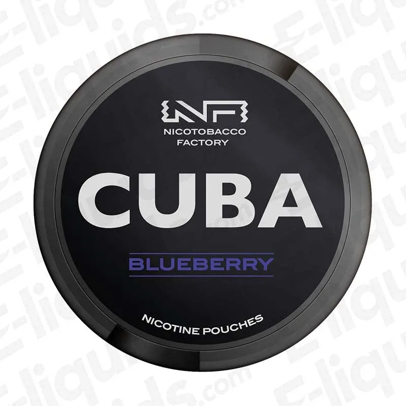 CUBA Black Blueberry Nicotine Pouches