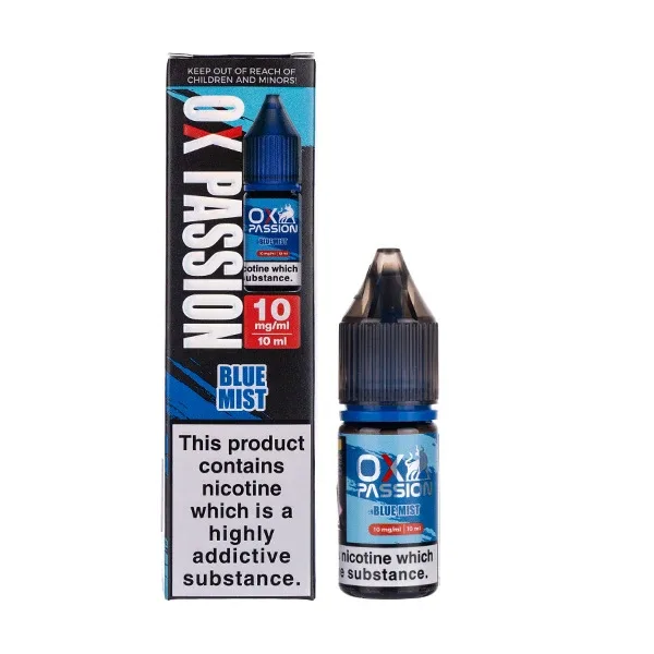 Blue Mist Nic Salt E-Liquid by Oxva Ox Passion