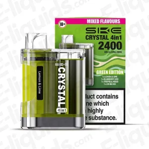 SKE Crystal 2400 4-in-1 Green Edition Prefilled Pod Kit Clearance