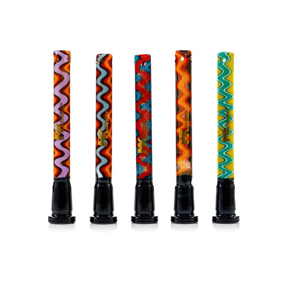 MKGlass MKDS10 Wigwag Glass Downstem | 12pc Counter Top Display