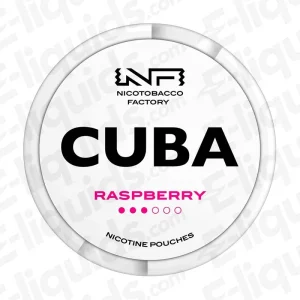 CUBA White Raspberry Nicotine Pouches